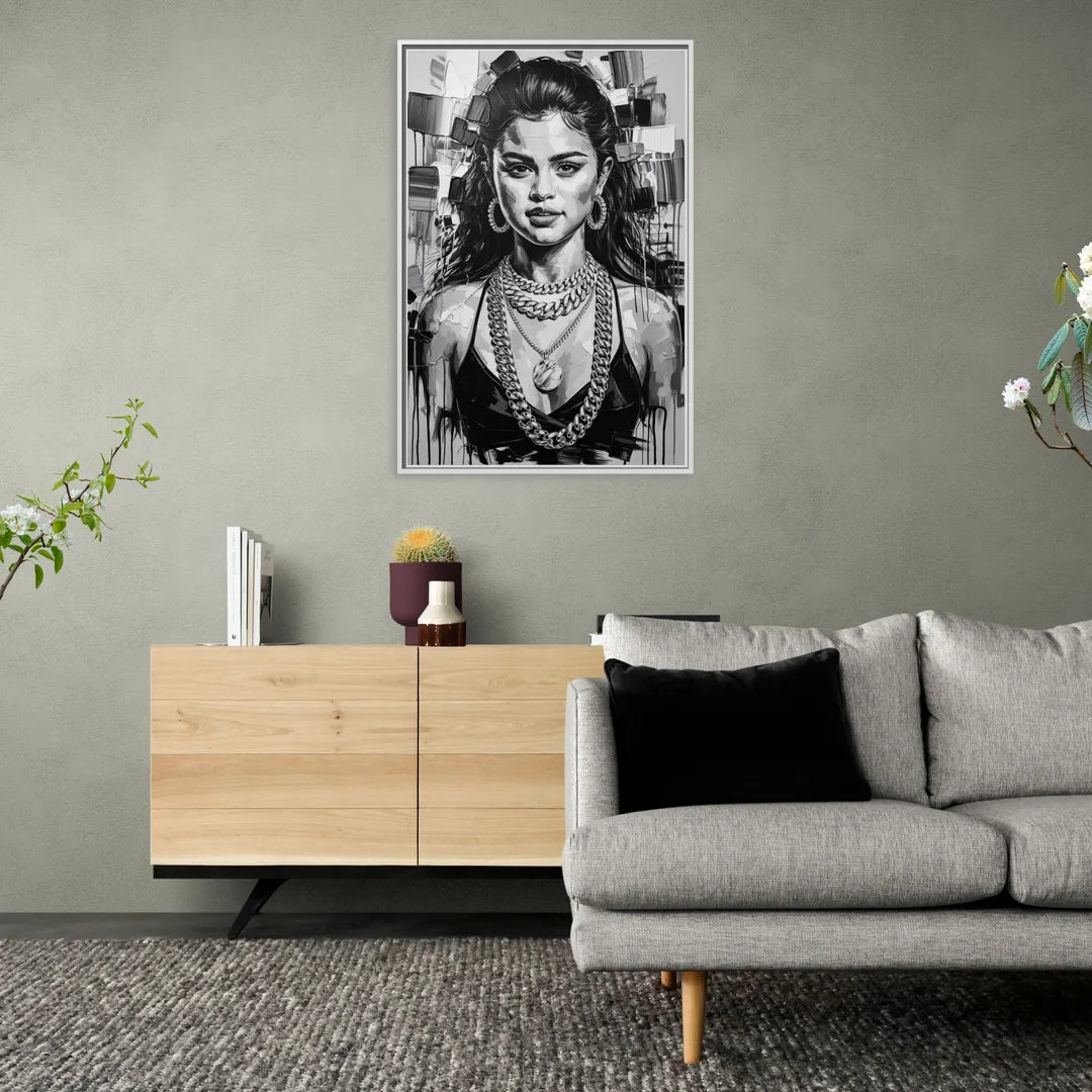 Revival 2.0 - Living Room White Frame Canvas