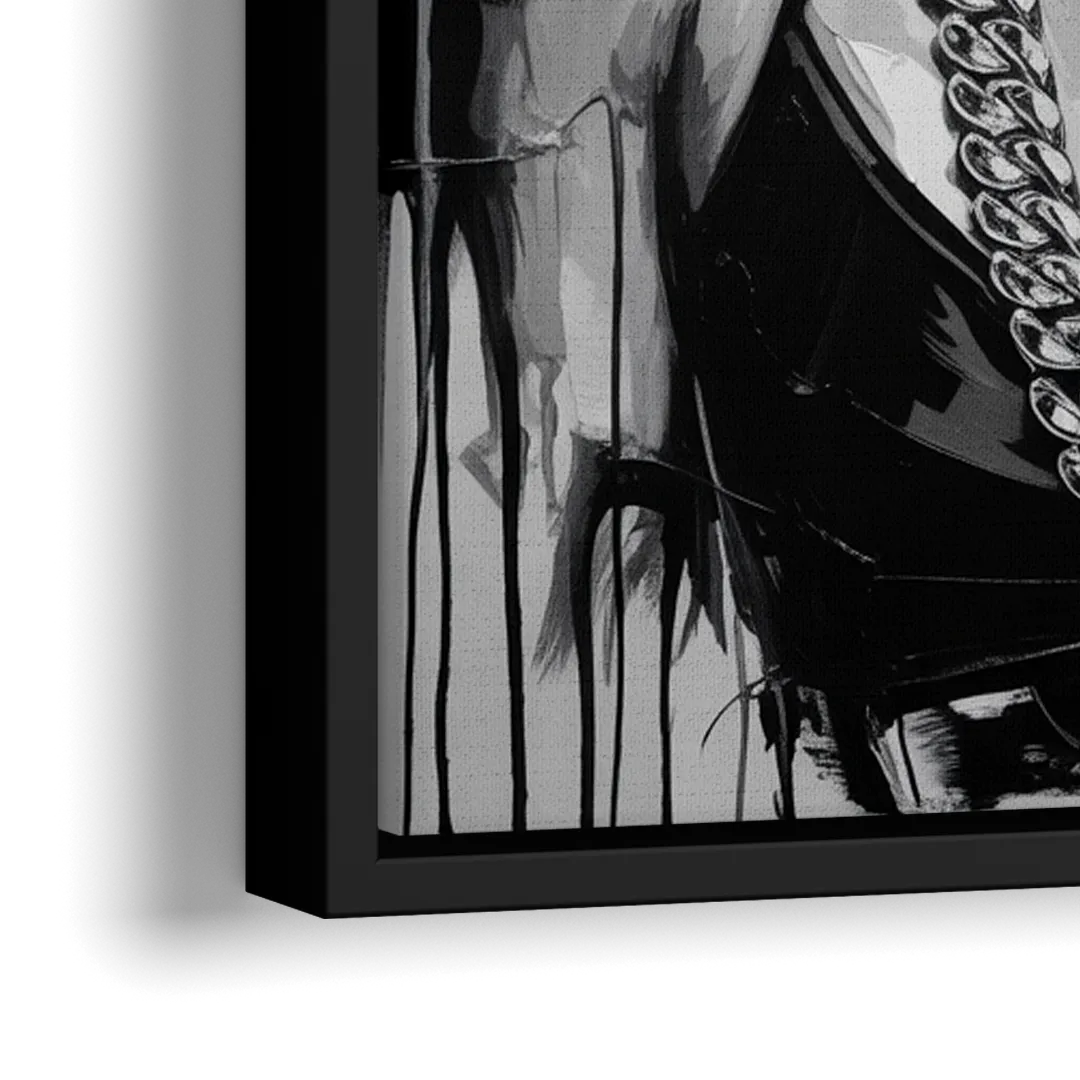 Revival 2.0 - Close-Up Black Frame Canvas