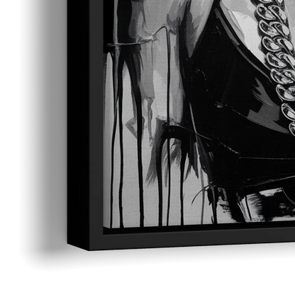 Revival 2.0 - Close-Up Black Frame Canvas