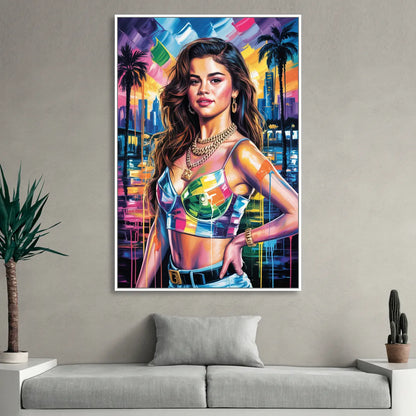 Revival Living Room - White Canvas Wall Art