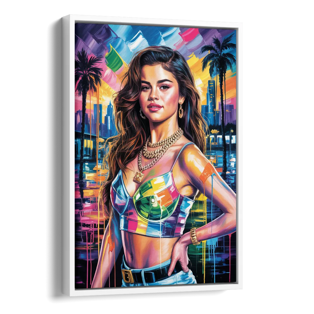 Revival Side - White Canvas Wall Art