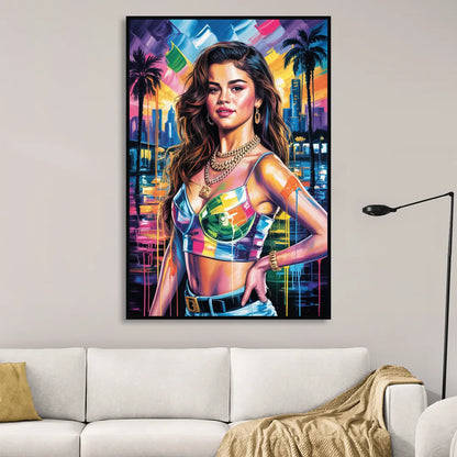 Revival Living Room - Black Canvas Wall Art