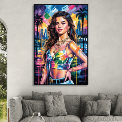 Revival Sitting Room - Black Canvas Wall Art