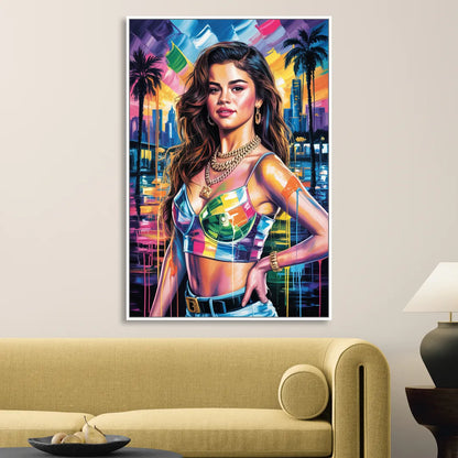 Revival Sitting Room - White Canvas Wall Art