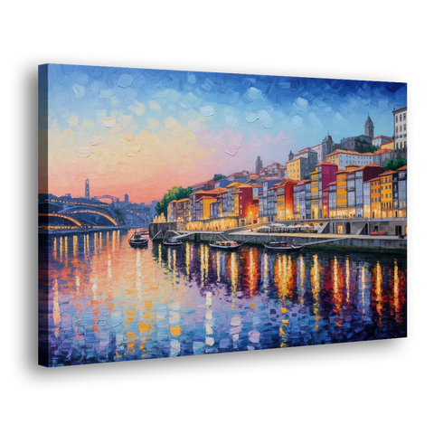 Ribeira Reflections - Canvas Wall Art