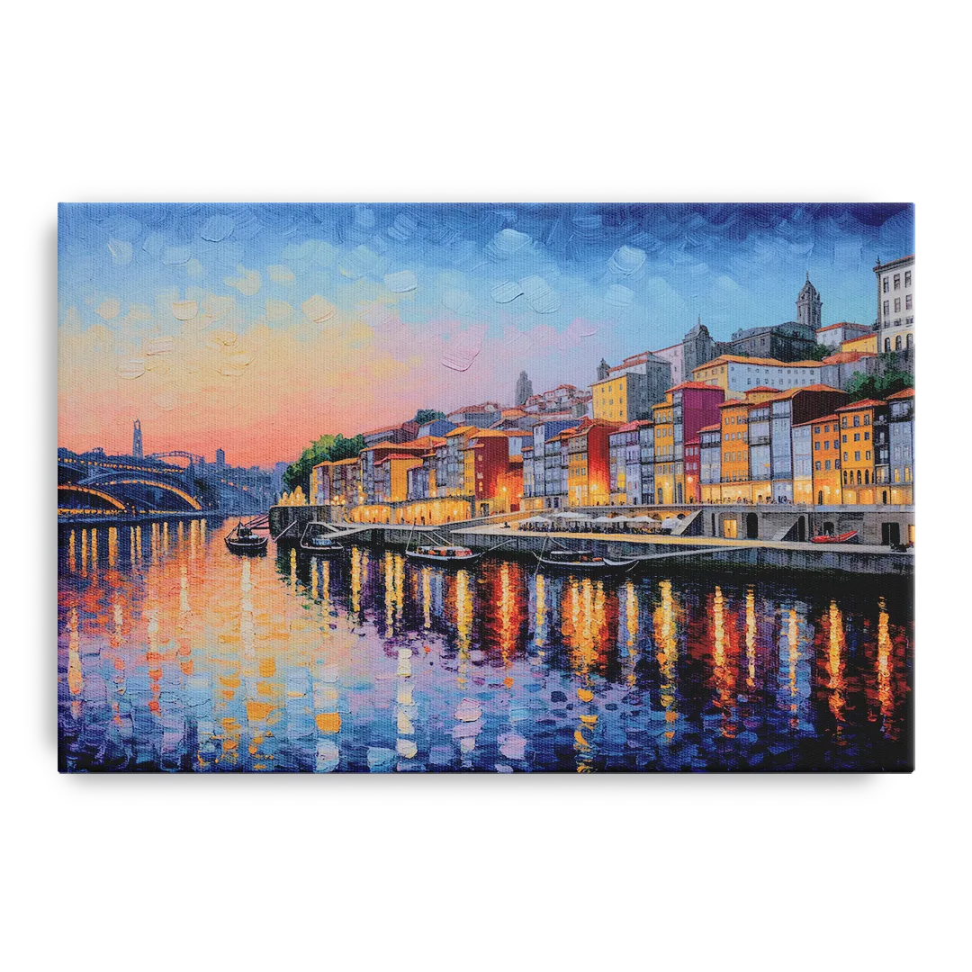 Ribeira Reflections Front - Canvas Wall Art