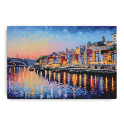 Ribeira Reflections Front - Canvas Wall Art