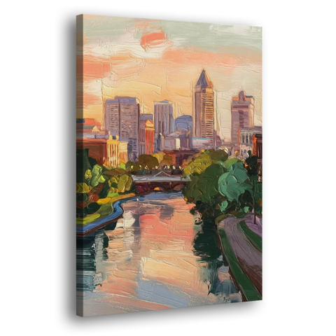 Richmond Downtown Charm - Canvas Wall Art