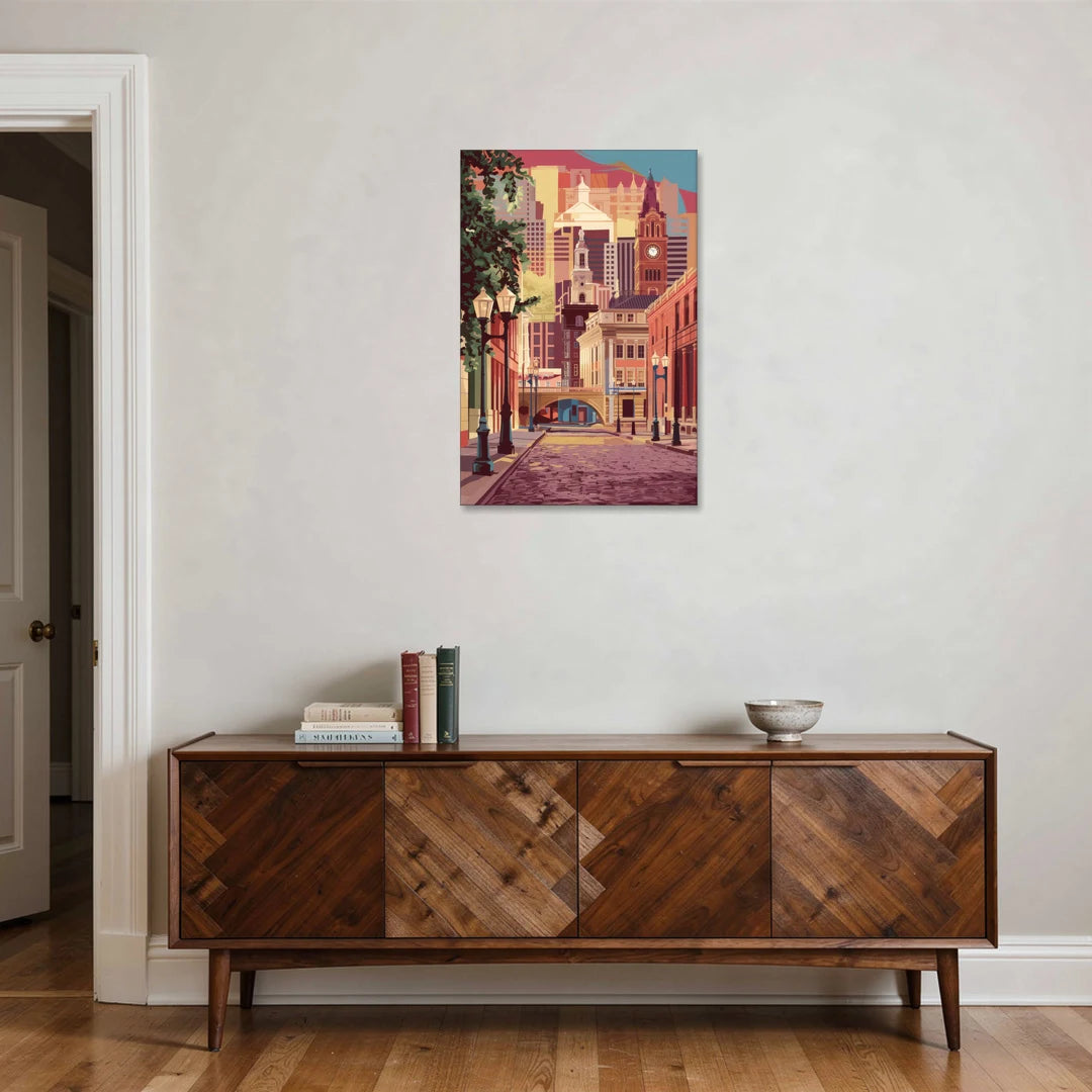 Richmond Historic District - Canvas Wall Art - Coffee Table - 24x36