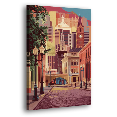 Richmond Historic District - Canvas Wall Art
