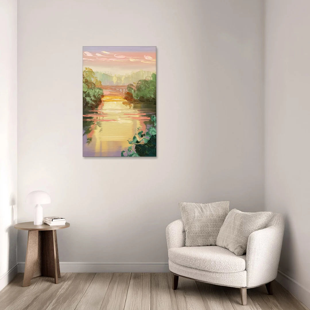 Richmond James River Serenity - Canvas Wall Art - Sofa - 24x36