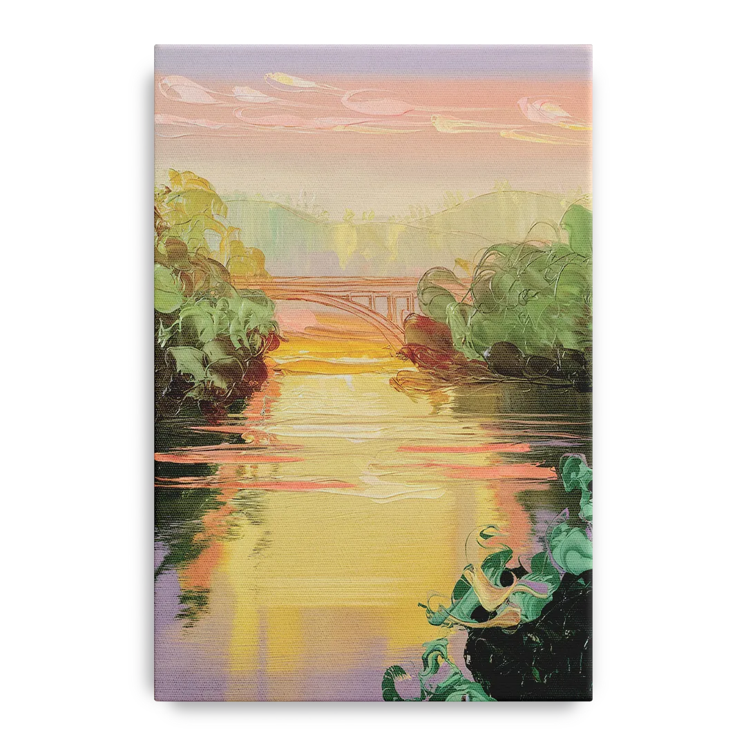 Richmond James River Serenity Front - Canvas Wall Art