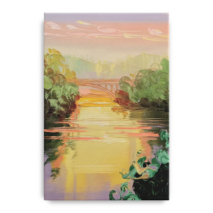 Richmond James River Serenity Front - Canvas Wall Art