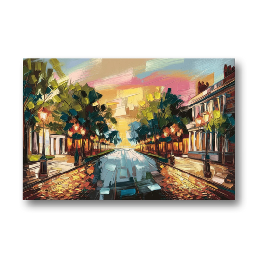 Richmond Monument Avenue - Canvas Wall Art - Front