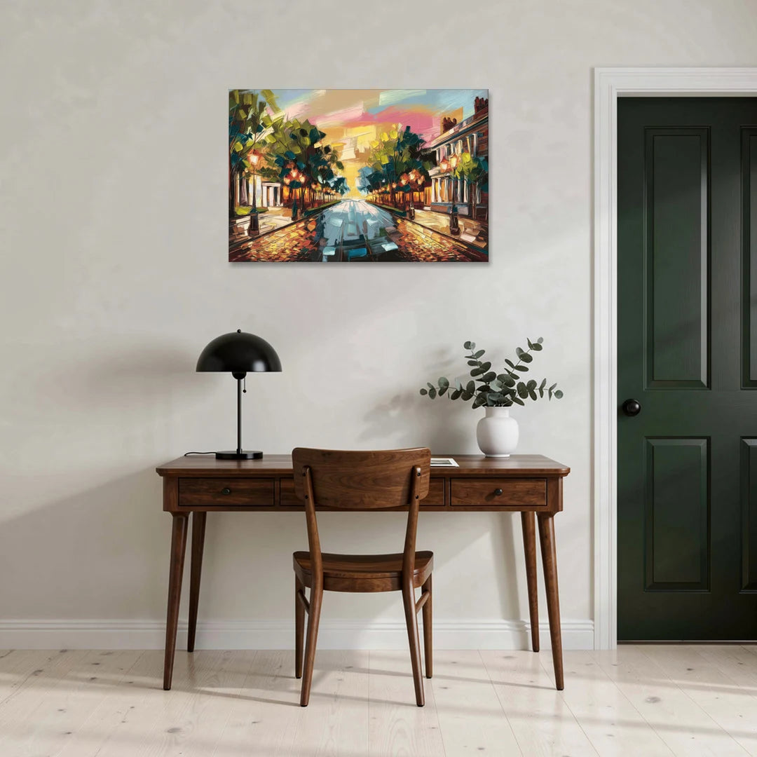 Richmond Monument Avenue - Canvas Wall Art - Office - 36x24