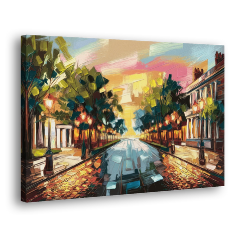 Richmond Monument Avenue - Canvas Wall Art - Side