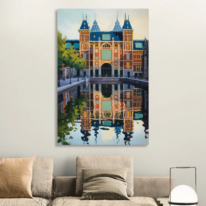 Rijksmuseum Reflections Sitting Room - Canvas Wall Art