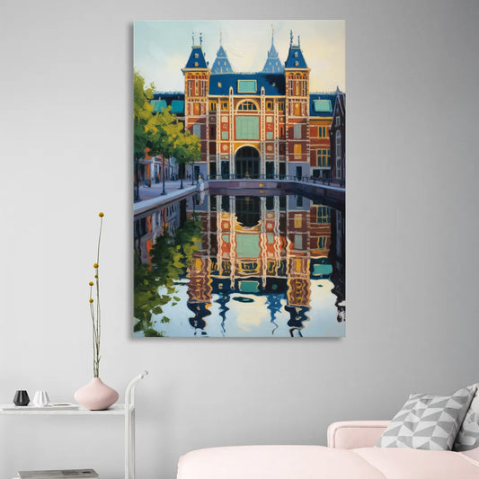 Rijksmuseum Reflections Living Room - Canvas Wall Art