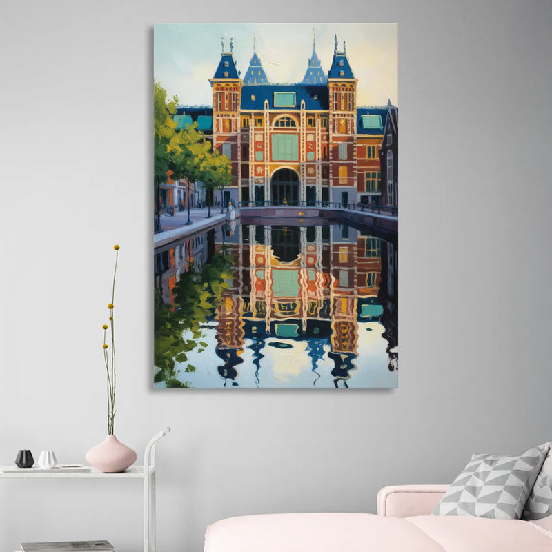 Rijksmuseum Reflections Living Room - Canvas Wall Art