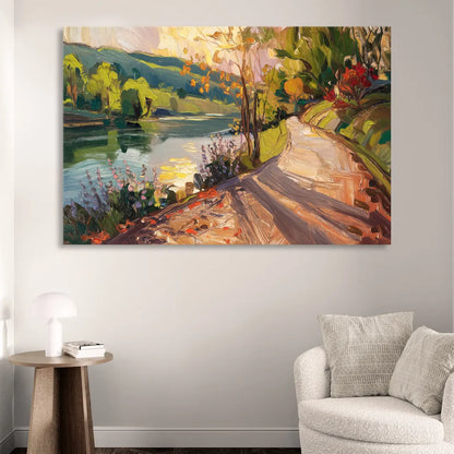 Riverside Nature Trails Sitting Room - Canvas Wall Art