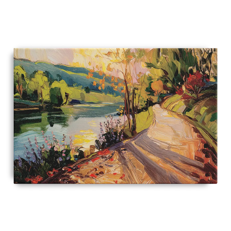 Riverside Nature Trails Front - Canvas Wall Art