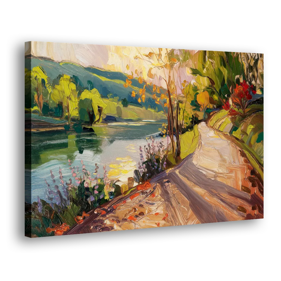 Riverside Nature Trails Side - Canvas Wall Art