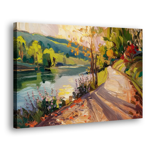 Riverside Nature Trails Side - Canvas Wall Art