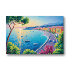 Riviera Reflections - Canvas Wall Art - Front