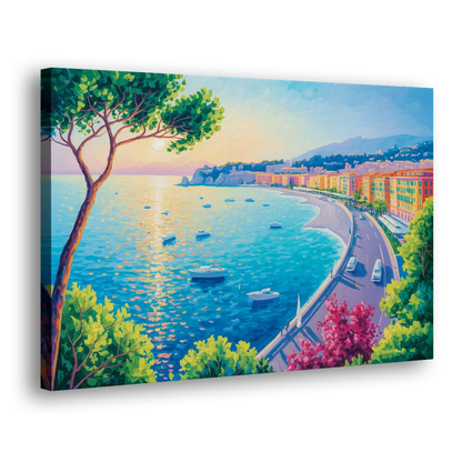 Riviera Reflections Side - Canvas Wall Art