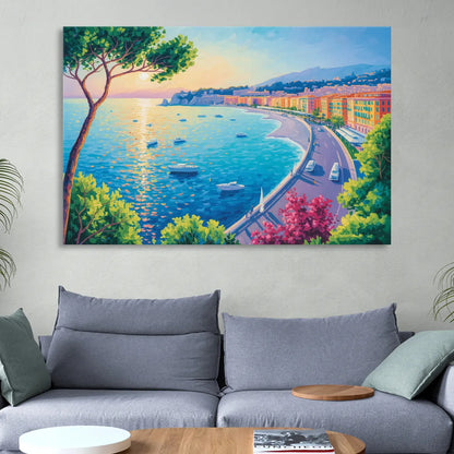 Riviera Reflections Sitting Room - Canvas Wall Art