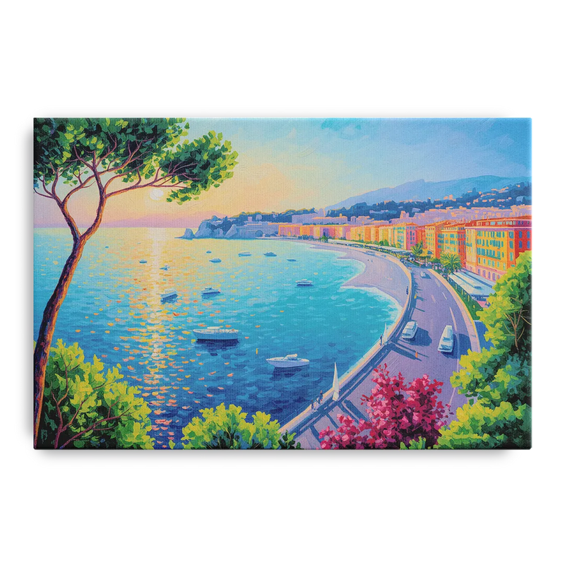 Riviera Reflections Front - Canvas Wall Art