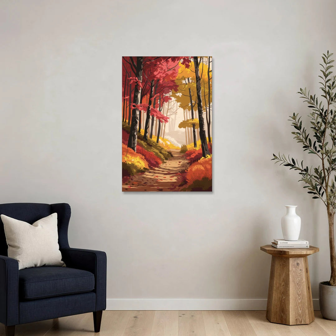 Rochester Autumn Foliage - Canvas Wall Art - Sofa - 24x36