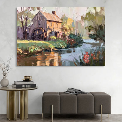 Rochester Flour Mill History Living Room - Canvas Wall Art