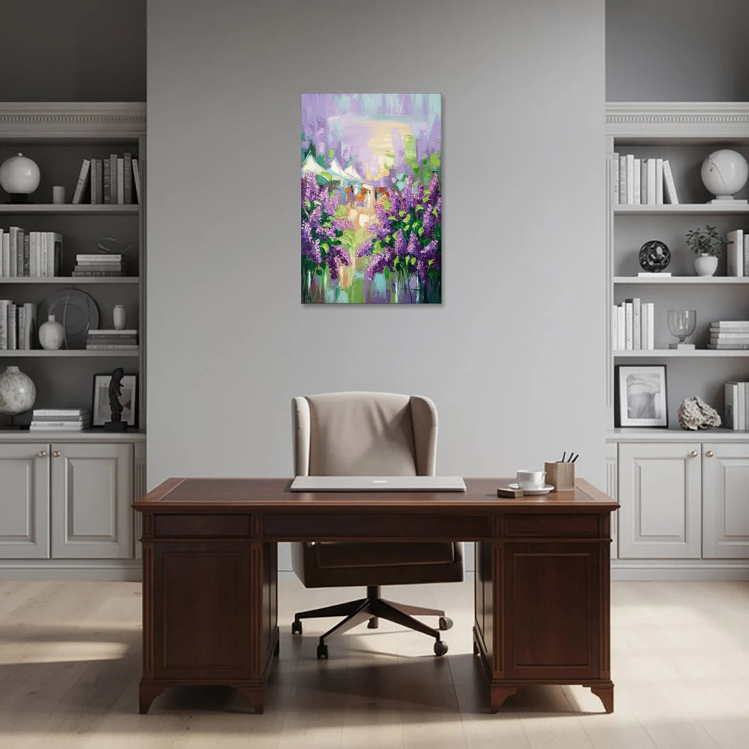 Rochester Lilac Festival Scene - Canvas Wall Art - Office - 24x36