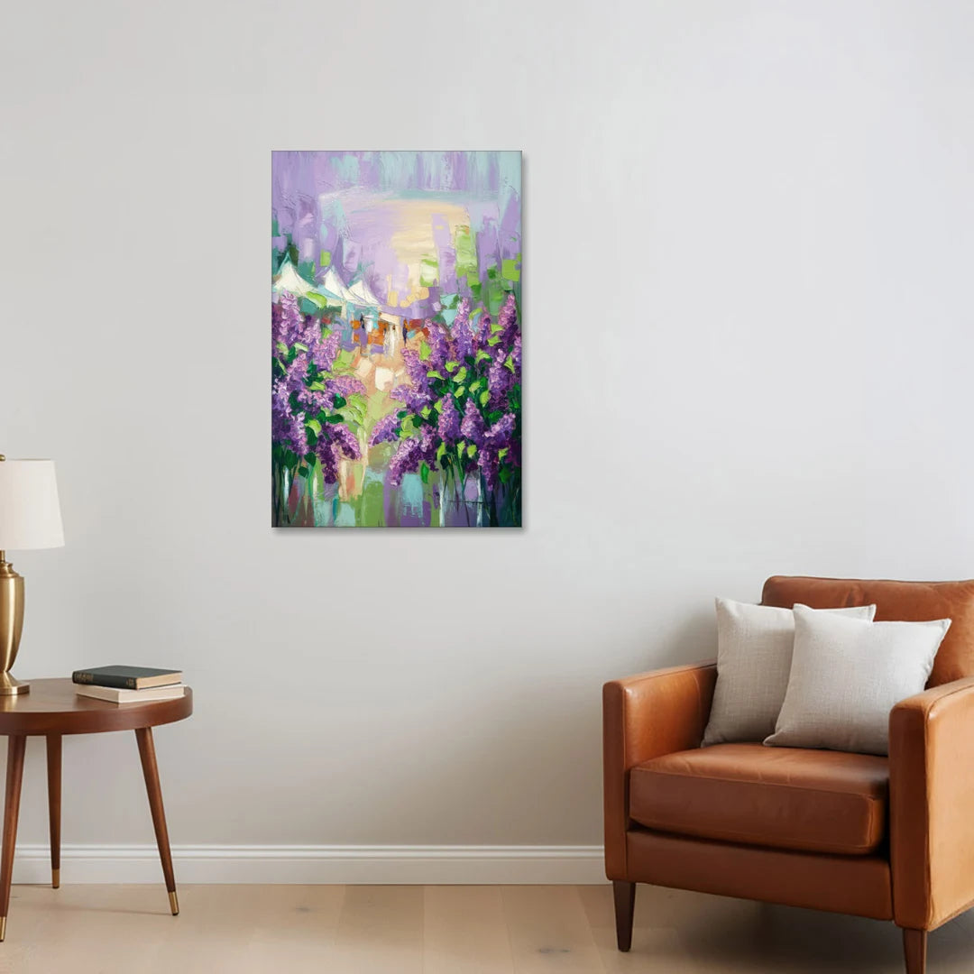 Rochester Lilac Festival Scene - Canvas Wall Art - Sofa - 24x36