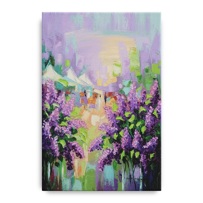 Rochester Lilac Festival Scene Front - Canvas Wall Art