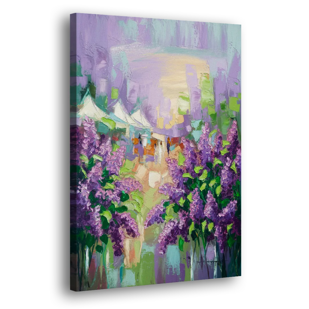 Rochester Lilac Festival Scene Side - Canvas Wall Art