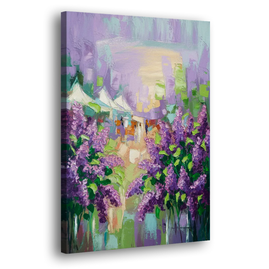 Rochester Lilac Festival Scene Side - Canvas Wall Art