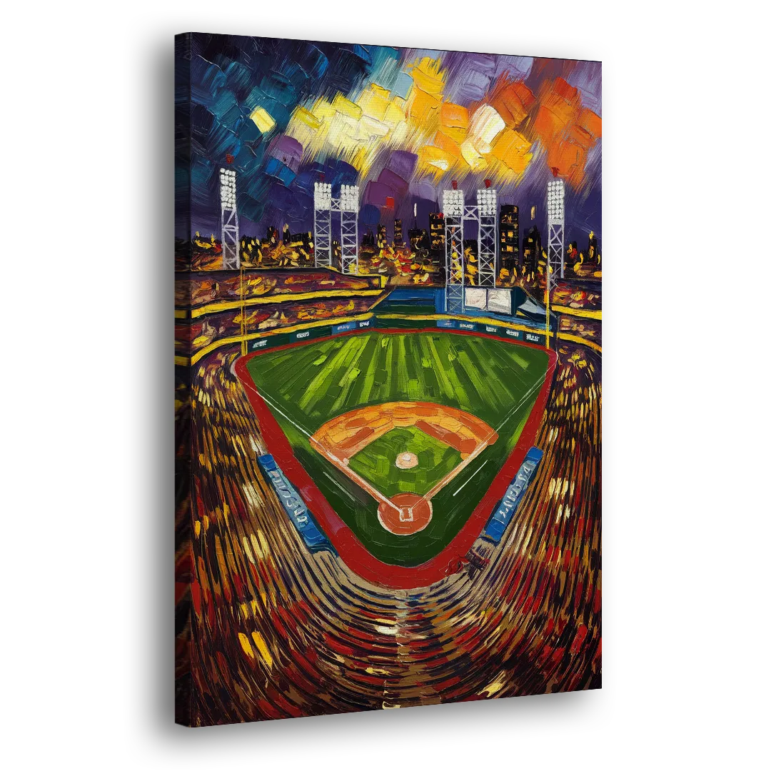 Rochester Red Wings Stadium Side - Canvas Wall Art