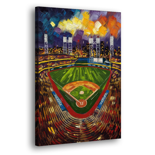 Rochester Red Wings Stadium Side - Canvas Wall Art