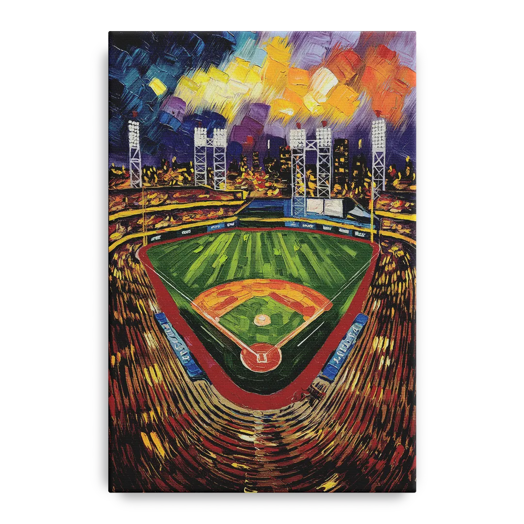 Rochester Red Wings Stadium Front - Canvas Wall Art