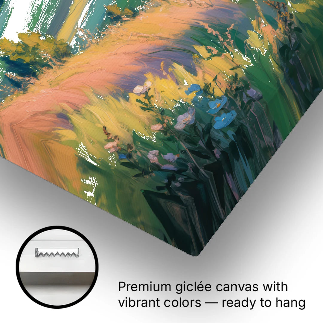 Rolling Hills of PEI - Canvas Wall Art - Gallery Wrap Corner