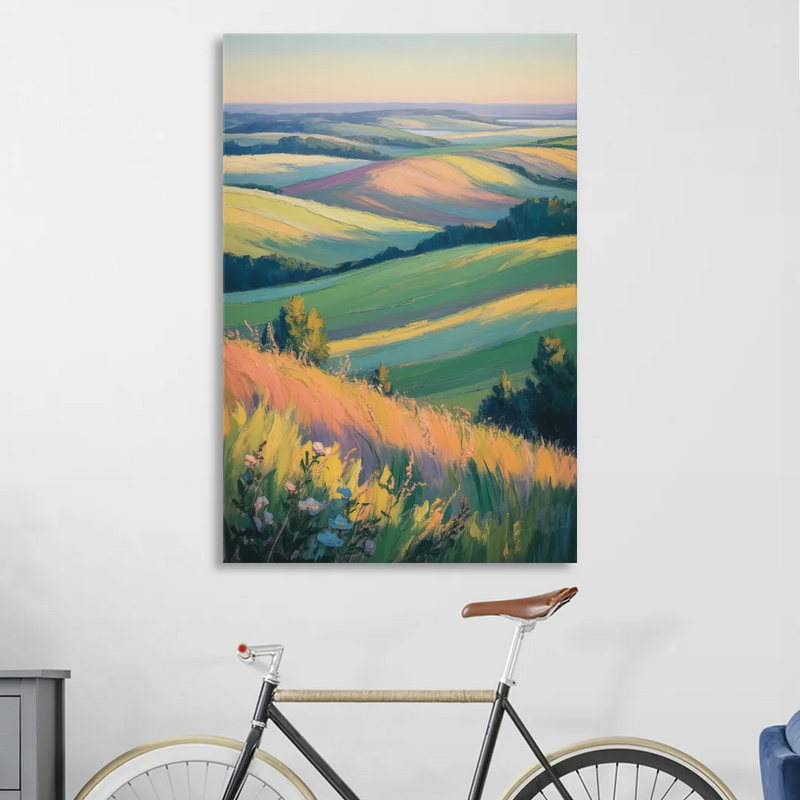 Rolling Hills of PEI Sitting Room - Canvas Wall Art