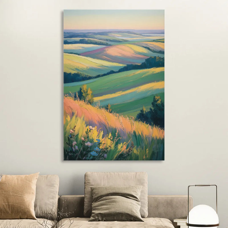 Rolling Hills of PEI Living Room - Canvas Wall Art