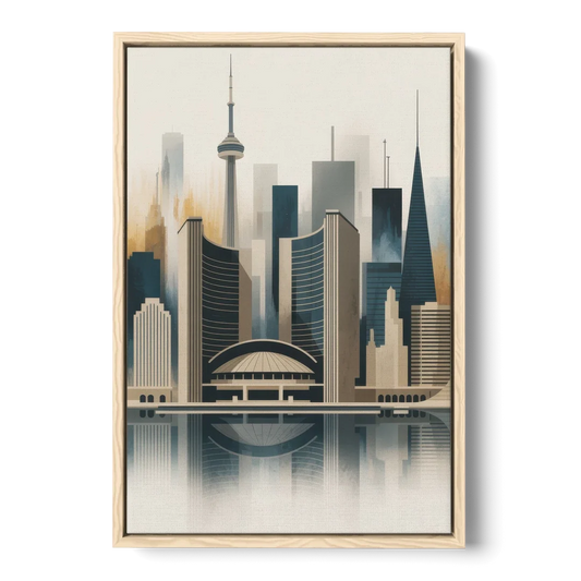 Royal Ontario Museum - Oak Framed Canvas Wall Art - Front