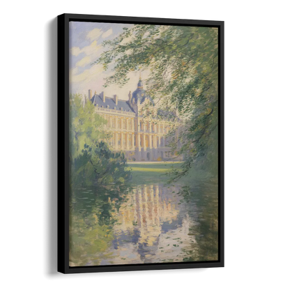 Royal Palace Serenity Side - Black Canvas Wall Art