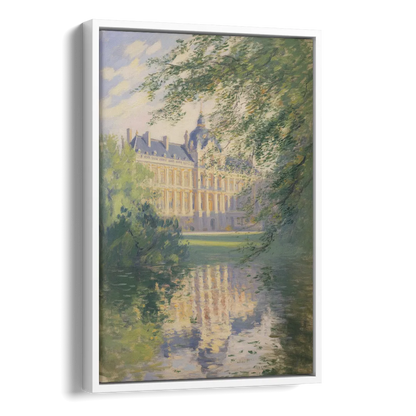 Royal Palace Serenity Side - White Canvas Wall Art
