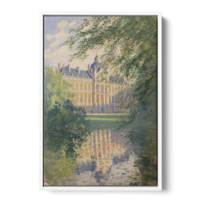 Royal Palace Serenity Front - White Canvas Wall Art