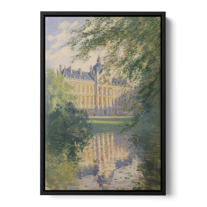 Royal Palace Serenity Front - Black Canvas Wall Art