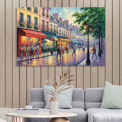 Rue Saint Paul Vibes Living Room - Canvas Wall Art